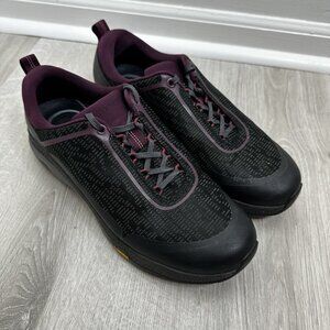 Dansko Makayla Walking Shoes Womens Sz 41 (10.5) Black Purple Waterproof Sneaker